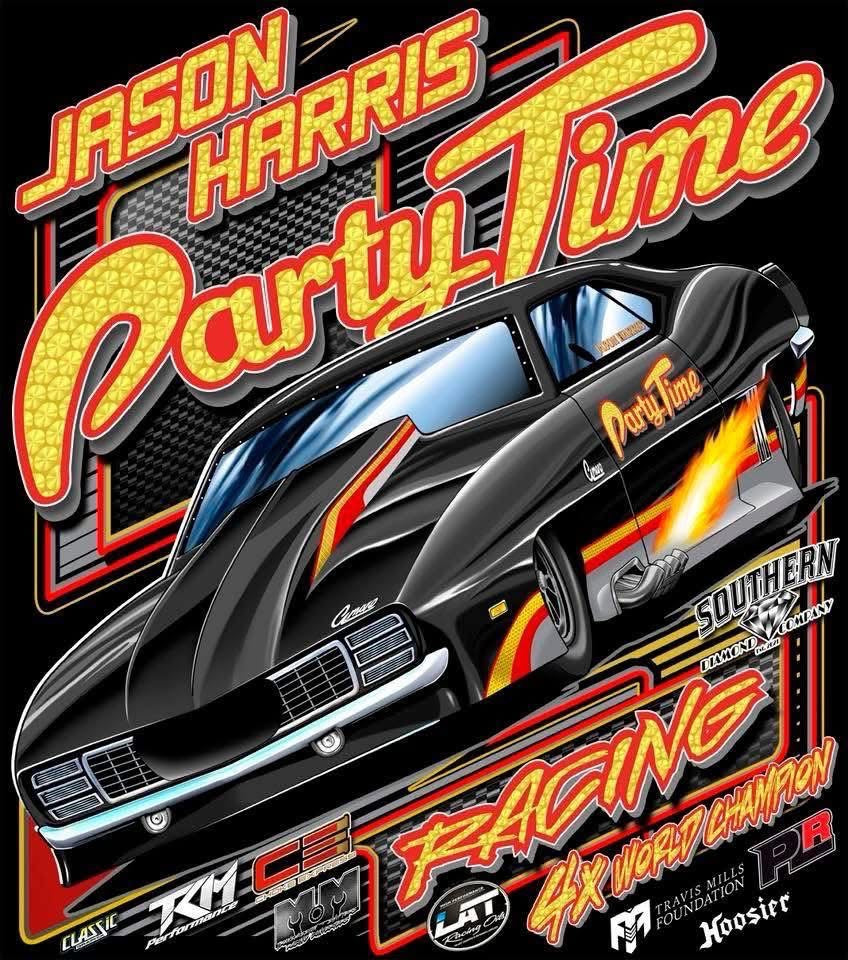 Party Time Racing Retro Tee