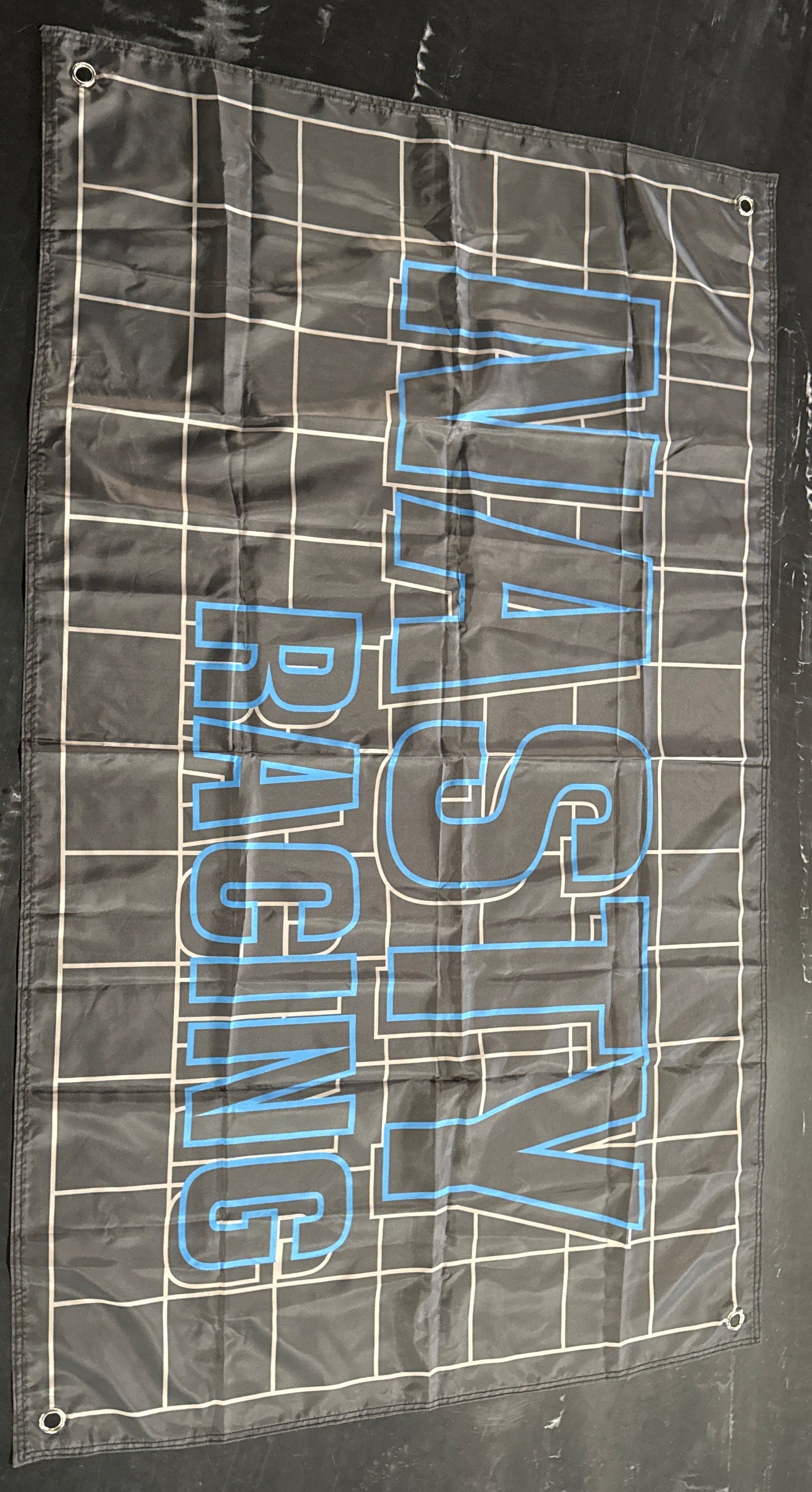 NR Blue Grid Flag