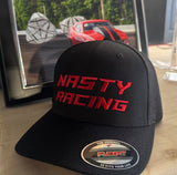 Nasty Racing Black/Red flex fit
